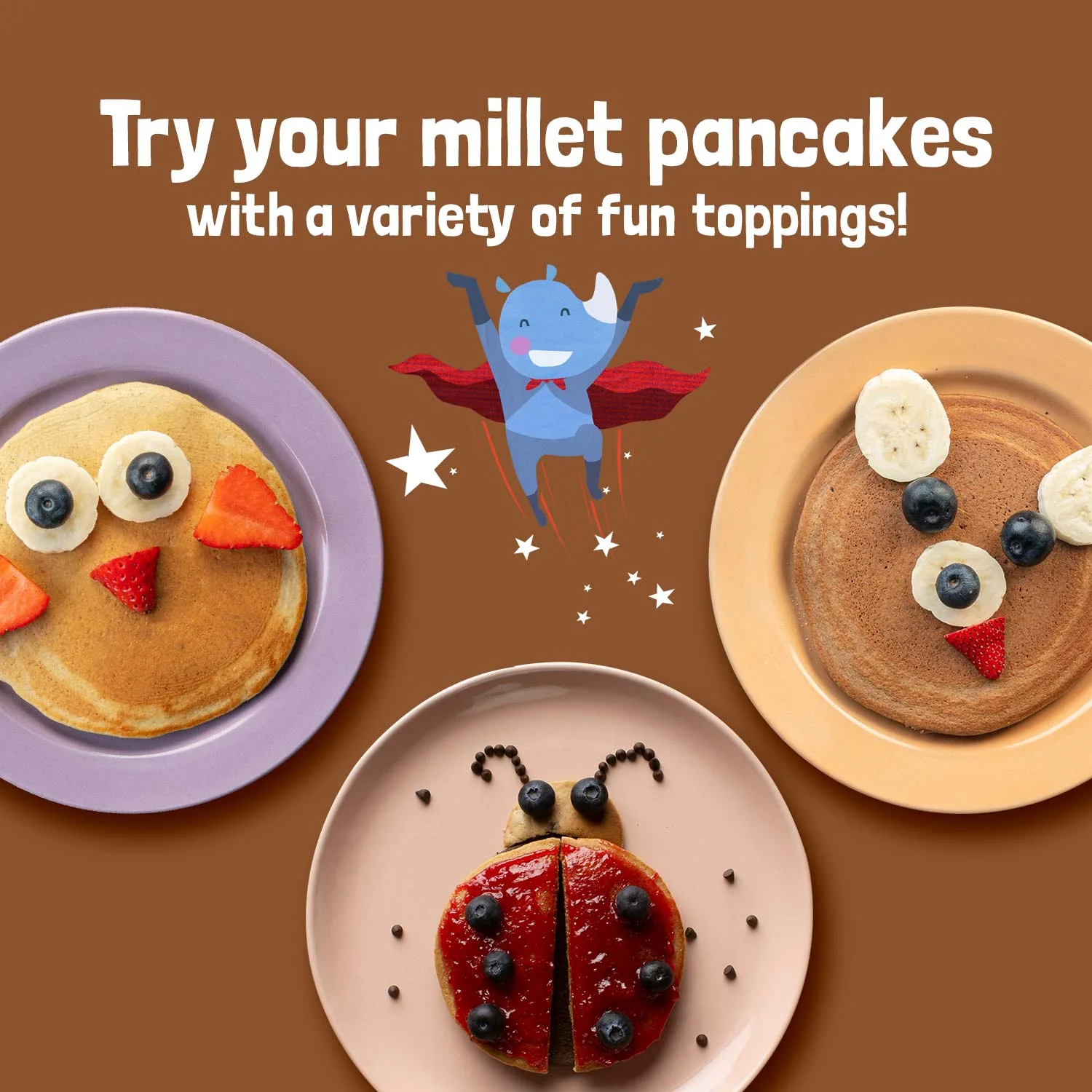 Chocolate Millet Pancake Mix | No Maida - Image 6