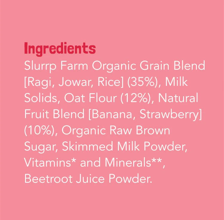 TRIAL PACK - Organic Ragi & Rice Cereal: Strawberry | 50g - Image 5