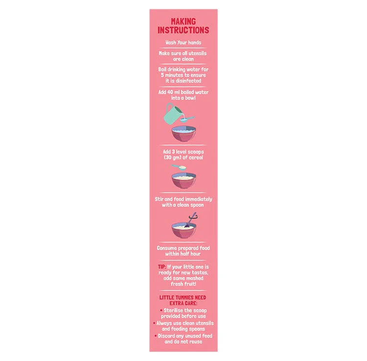TRIAL PACK - Organic Ragi & Rice Cereal: Strawberry | 50g - Image 6