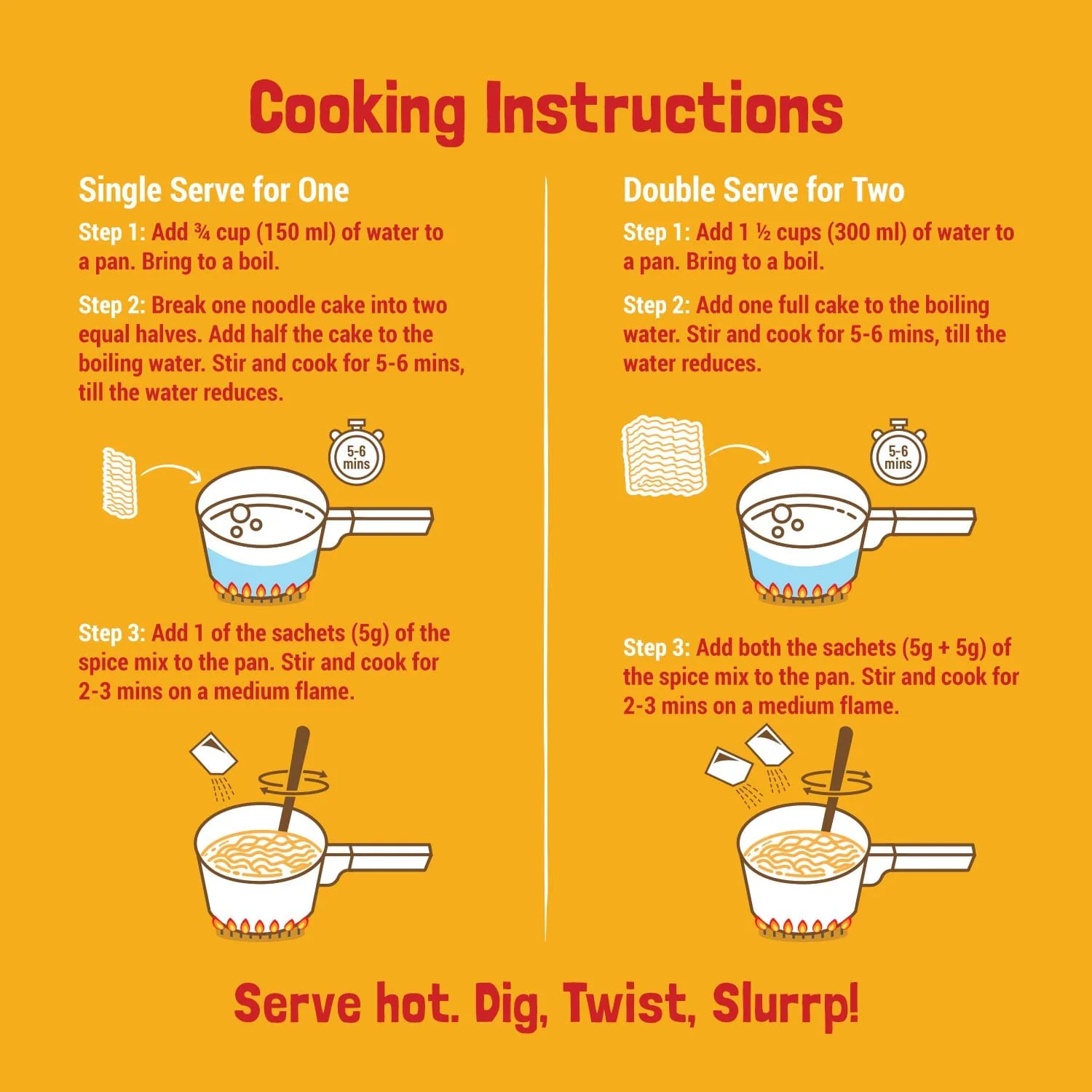 Instant Noodles Serves-4 (pack of 2) - Image 11