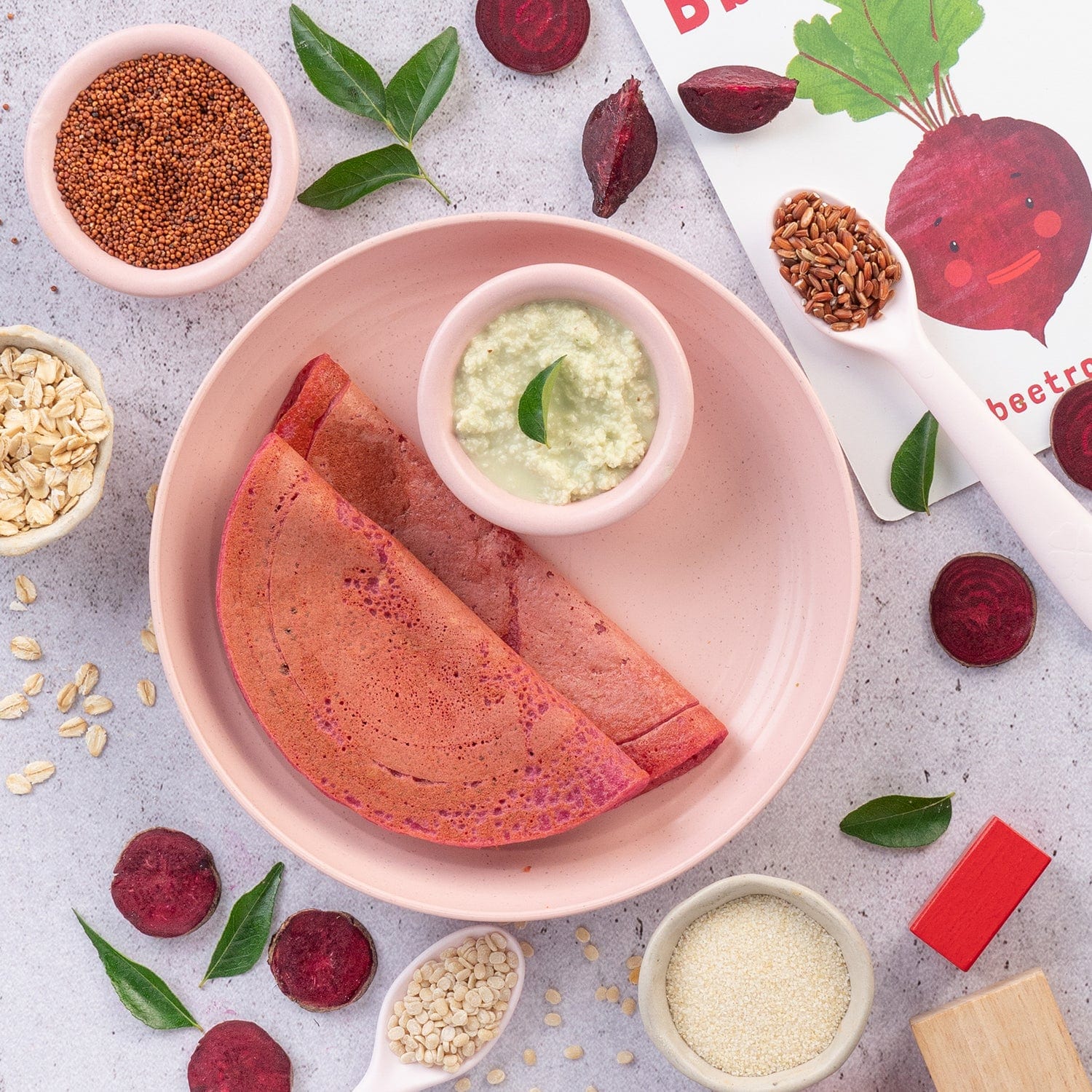 Beetroot Multigrain Millet Dosa Mix - Image 3