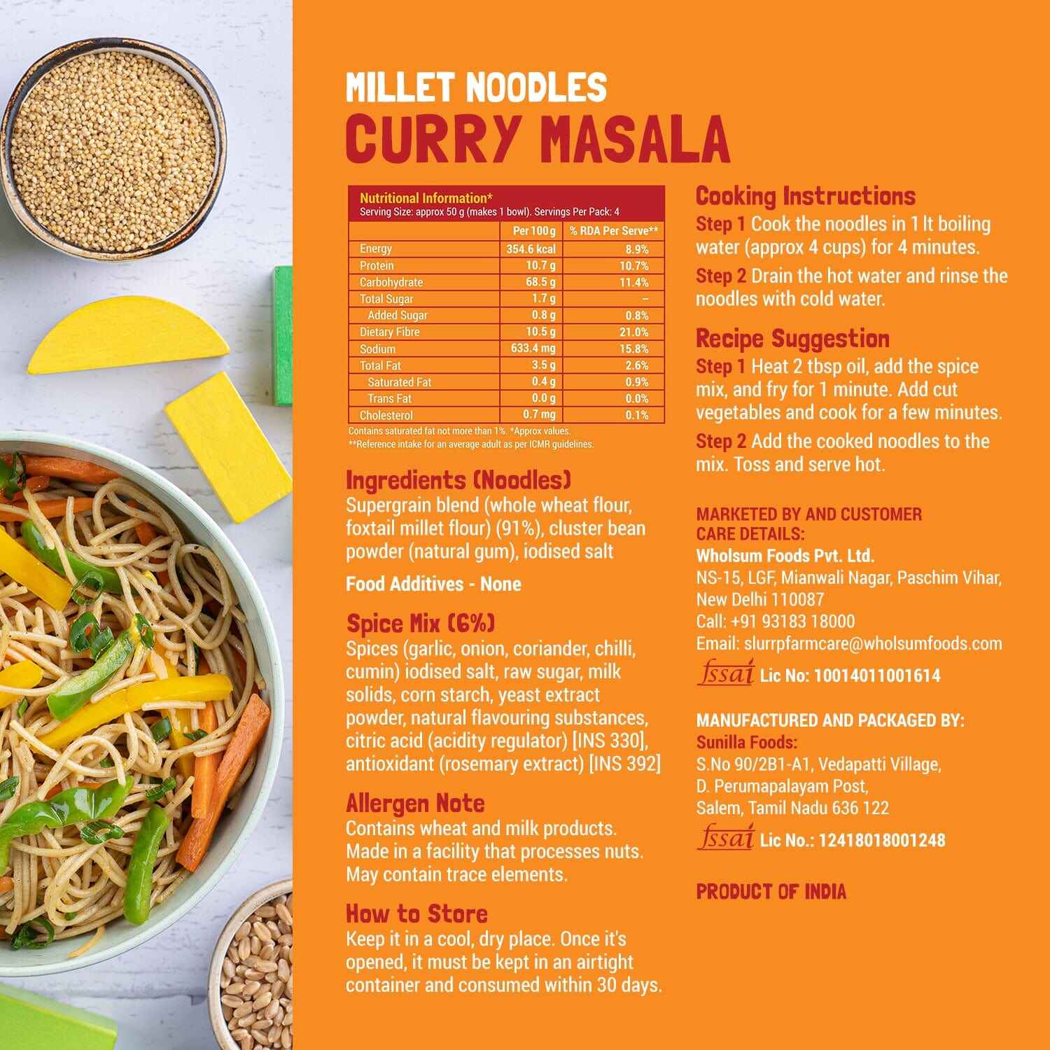 Millet Noodles - All Flavours x 3 - Image 4