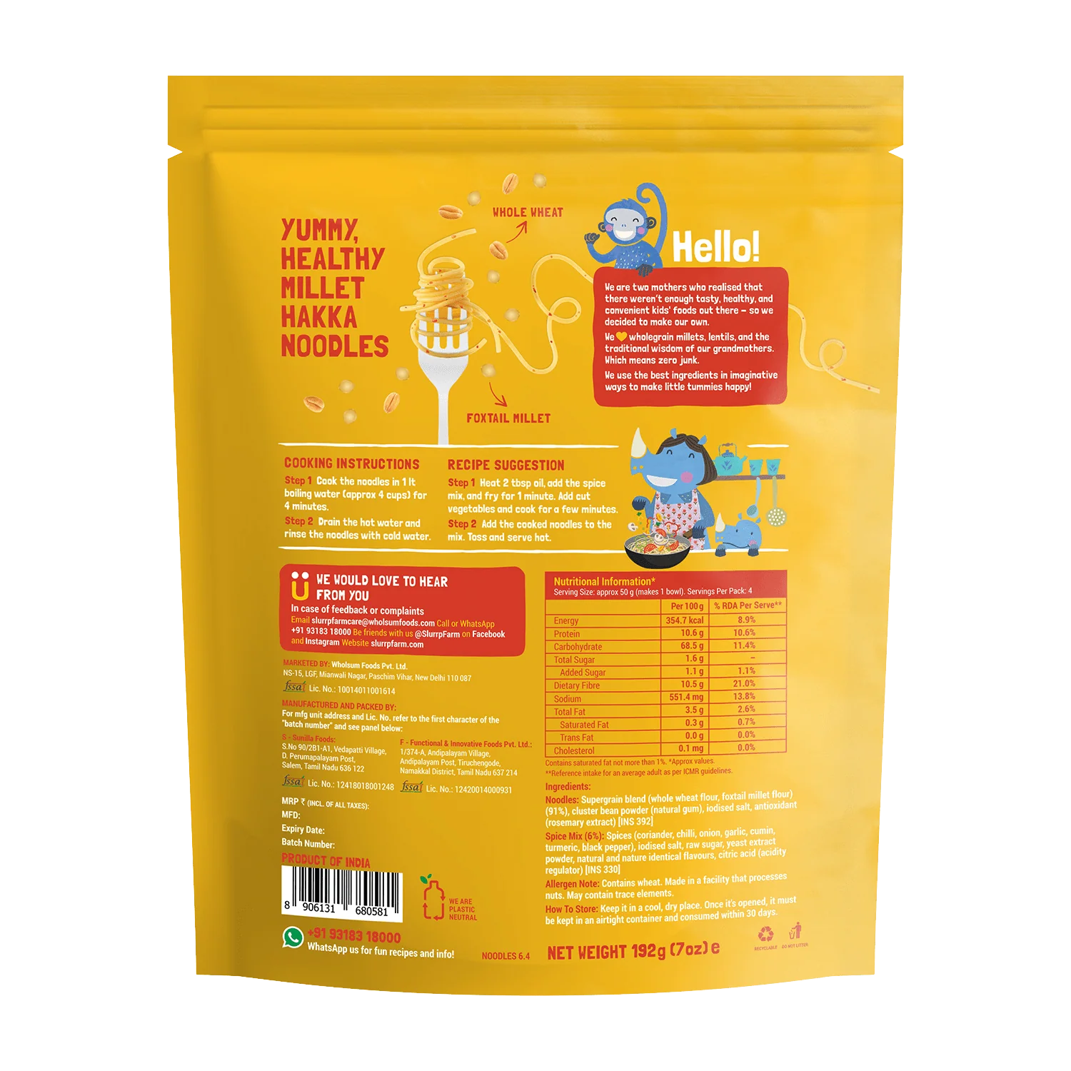 Millet Noodles - All Flavours x 3 - Image 7