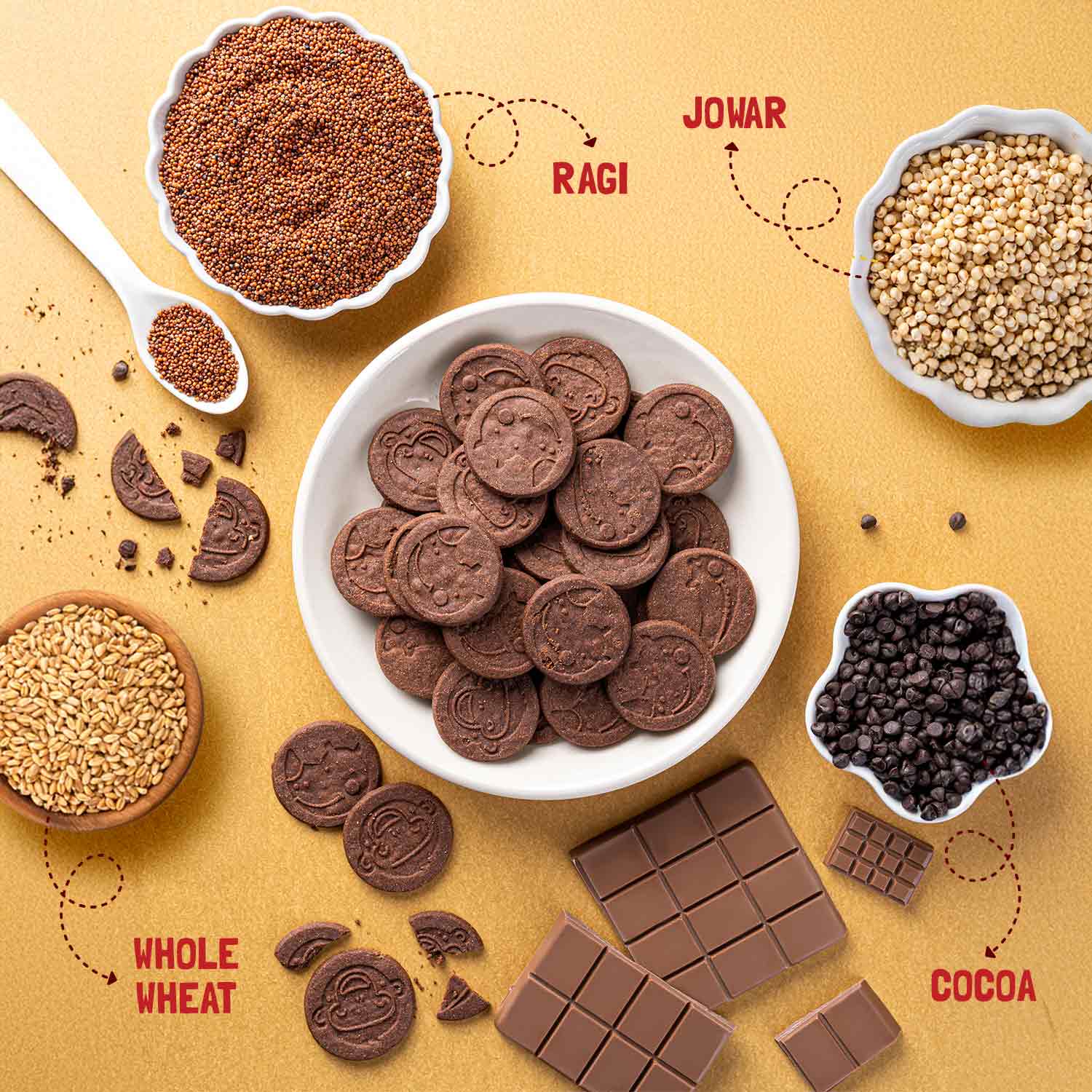 Choco Ragi Cookies Combo Pack of 4 - Image 4