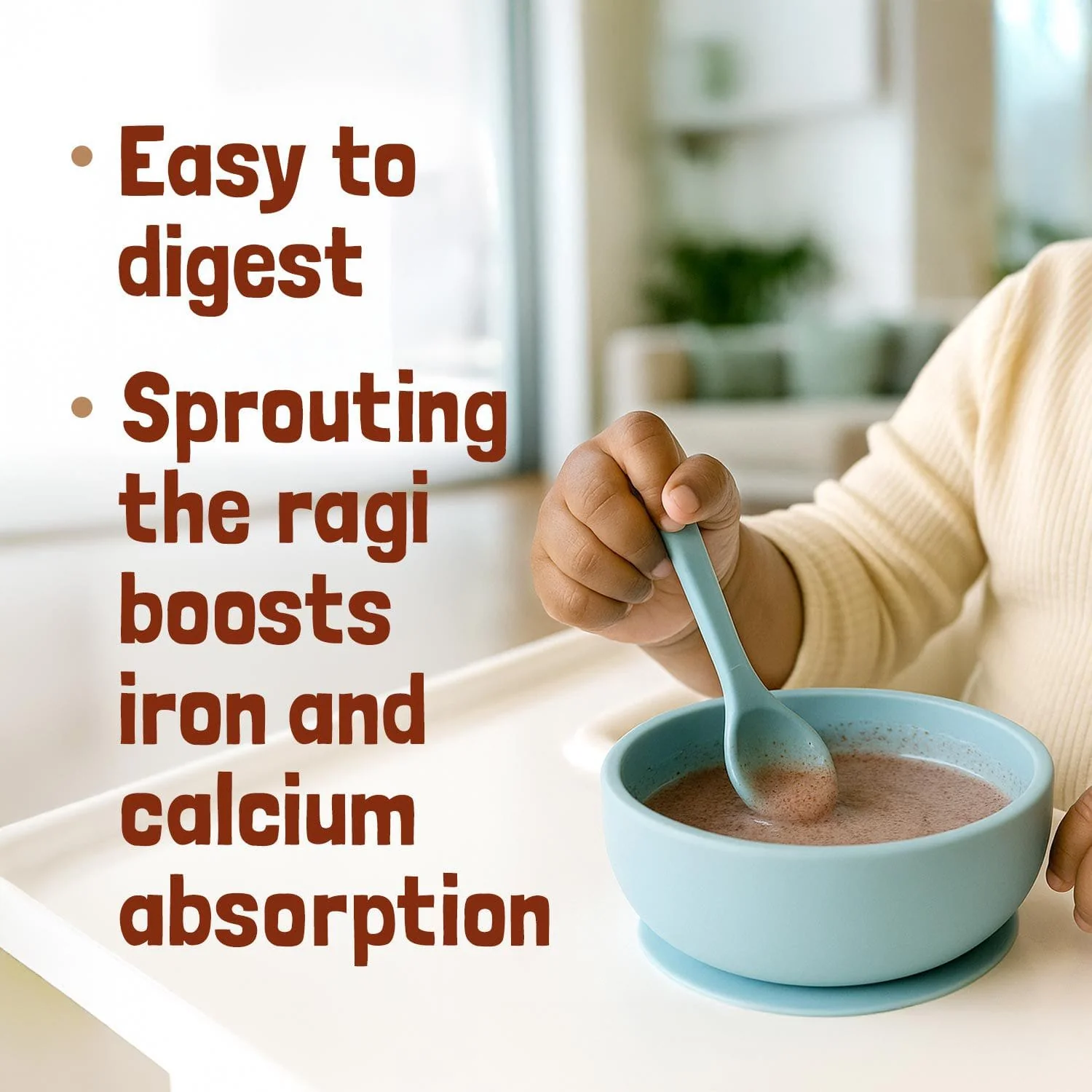 Sprouted Ragi Powder for Little Ones - Image 4