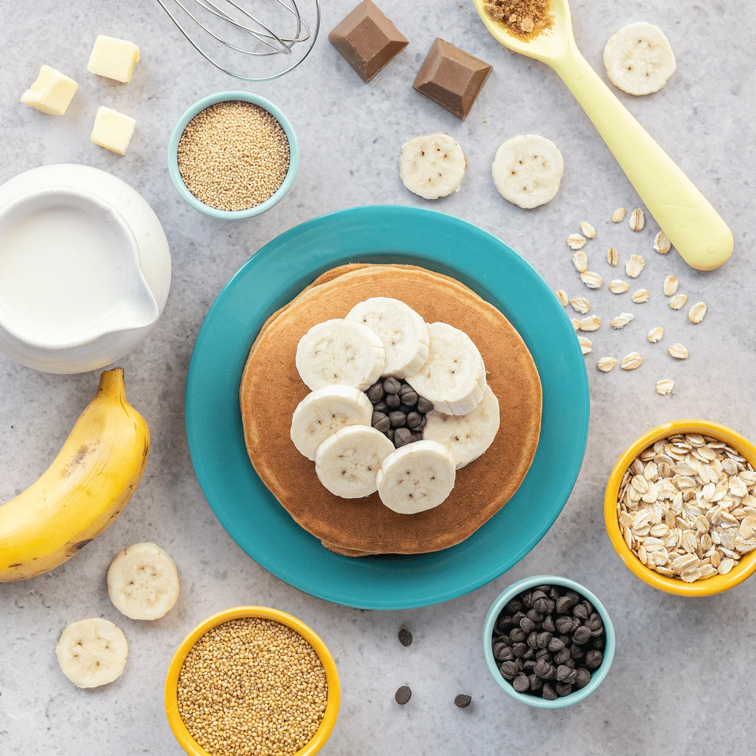 Trial Pack - Banana Choco-Chip Millet Pancake Mix - Image 3