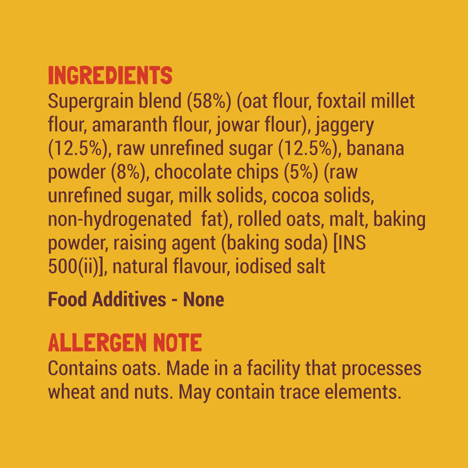 Trial Pack - Banana Choco-Chip Millet Pancake Mix - Image 7
