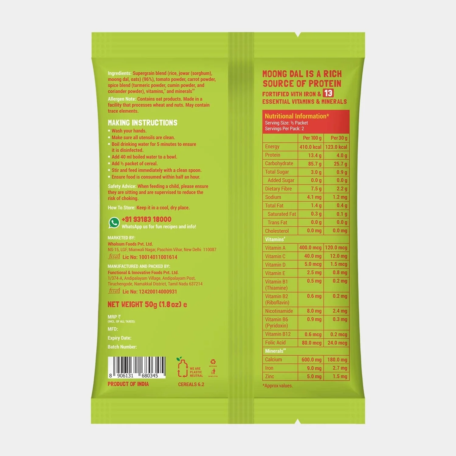 Trial Pack - Moong Dal Khichdi - Image 8