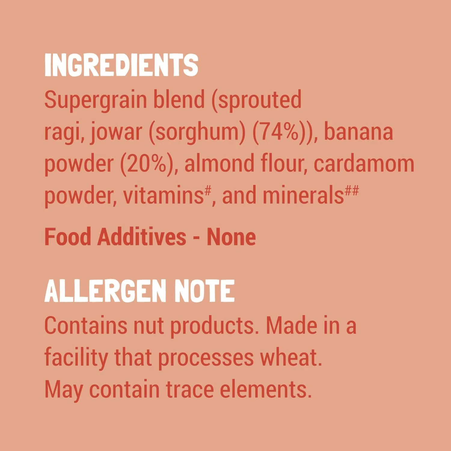 TRIAL PACK - Ragi, Almond and Banana Cereal | Porridge Mix, 50g Pack - Image 4