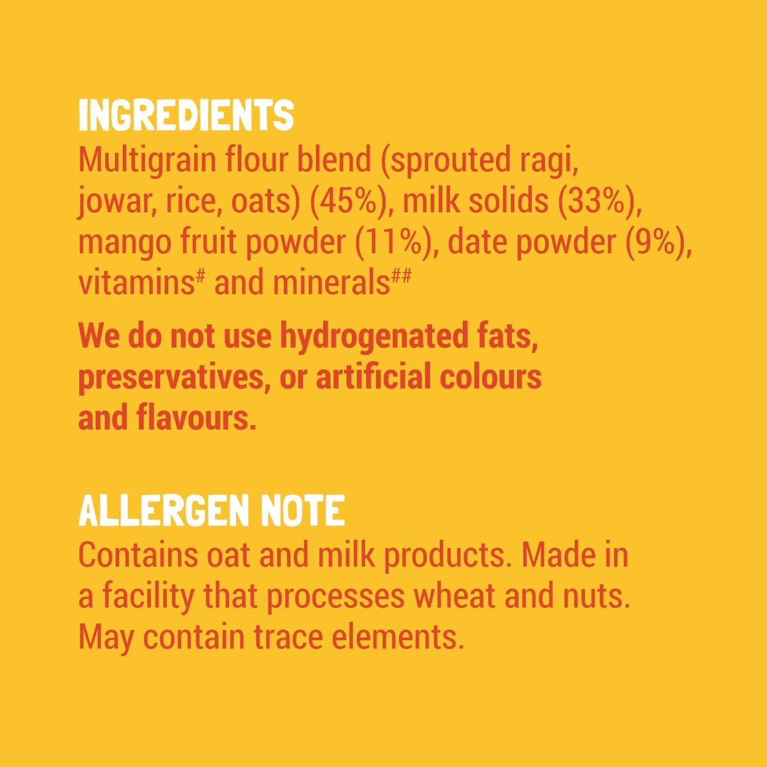 TRIAL PACK - Ragi & Rice Cereal: Mango (No Added Sugar), 50g Pack - Image 6