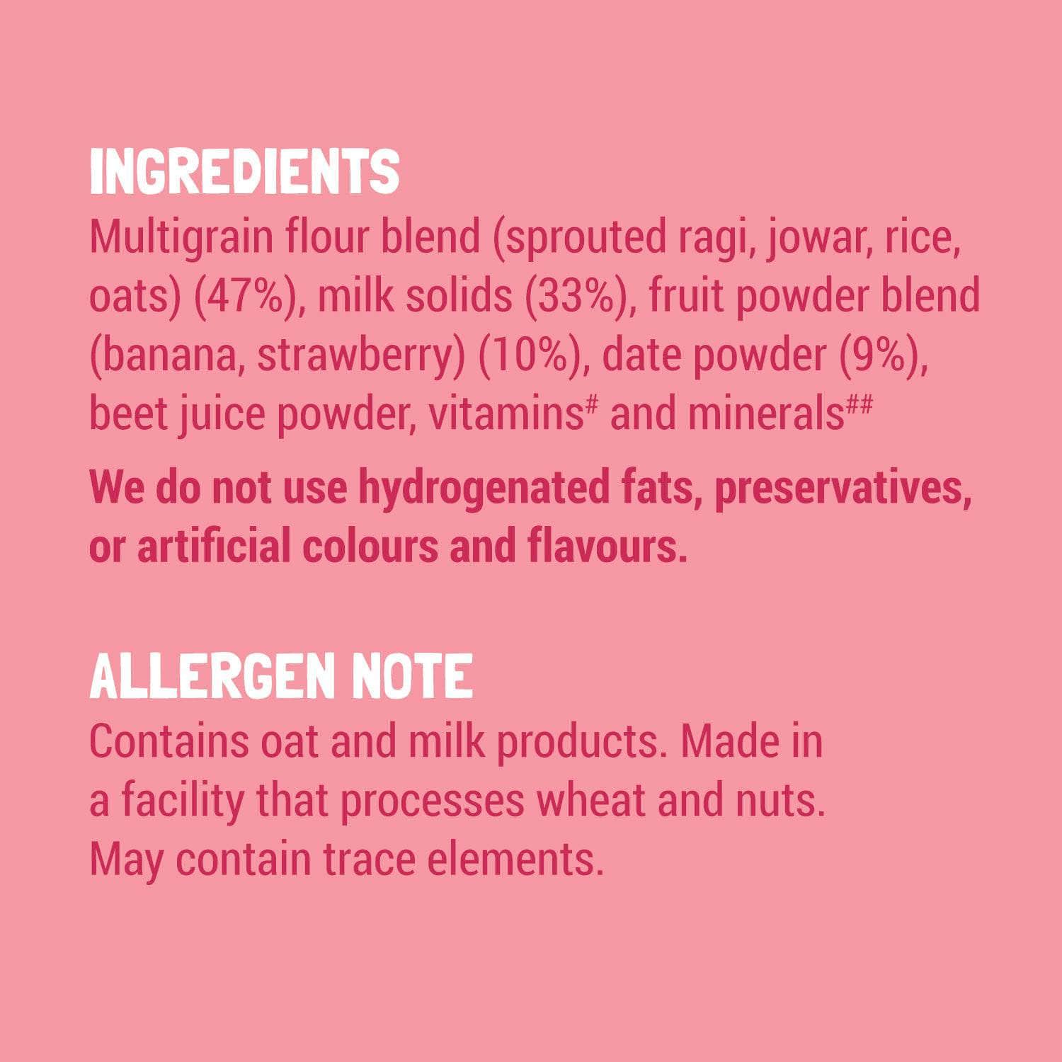 TRIAL PACK - Ragi & Rice Cereal: Strawberry (No Added Sugar) - Image 6
